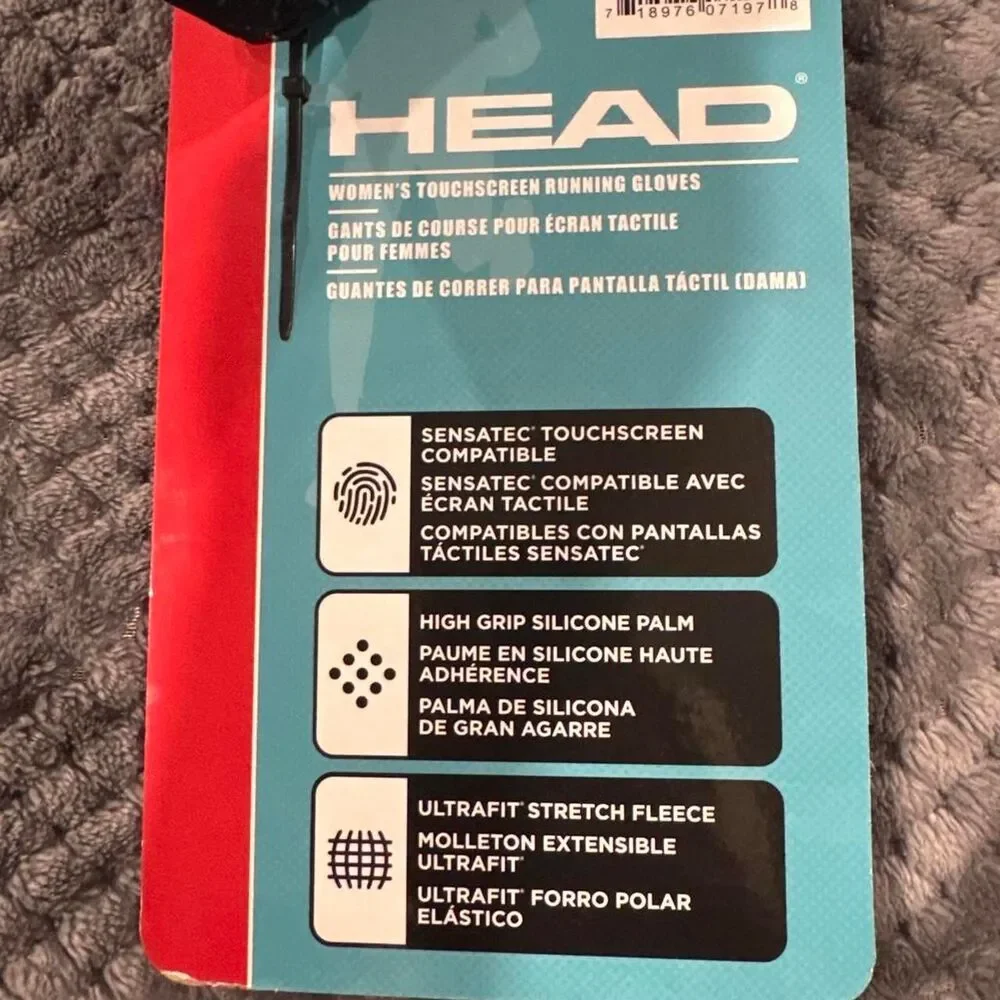 Head Women's Black Gloves